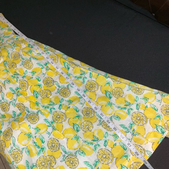 Anthropologie Lemon Print Sleeveless V-Neck Sundress - Picture 7 of 11